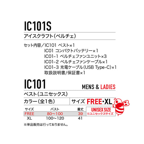 IC101S ベスト&ペルチェ